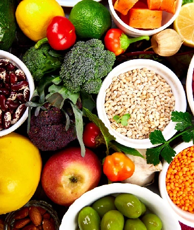 Variedad de productos naturales en las máquinas de Zugo
