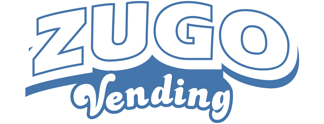 Logo blanco y azul de Zugo Vending