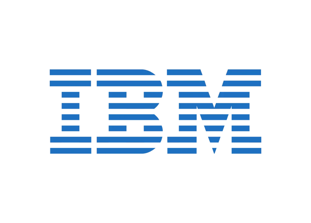 Logo azul de IBM