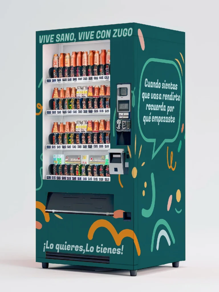 Máquina vending combo de productos comerciales | Productos Zugo